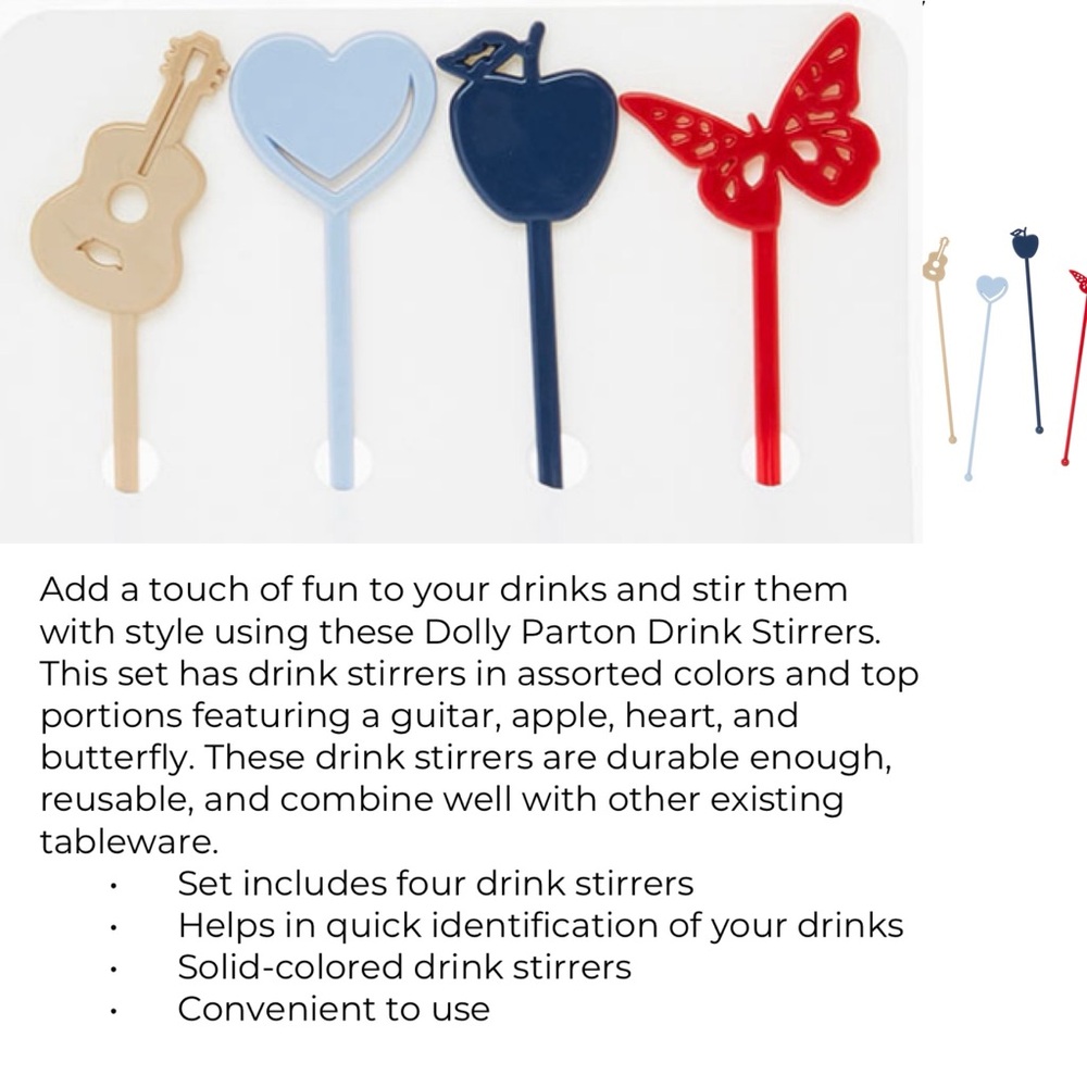 Dolly 🦋Limited Edition Drink Stirrers - Picture 12 of 16